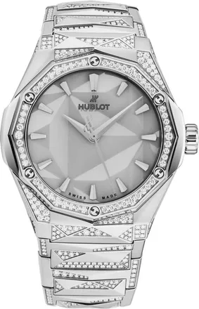 Hublot Classic Fusion Orlinski Bracelet Automatic Diamond White Dial Unisex Watch 550.NS.2200.NS.3804.ORL22
