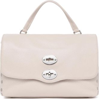 Zanellato Postina Bag - Dames - Handtassen - Wit - ONE Size - Leer - Tassen