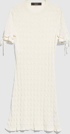 Gucci Braided Cotton Blend Dress, White, Ready-to-wear