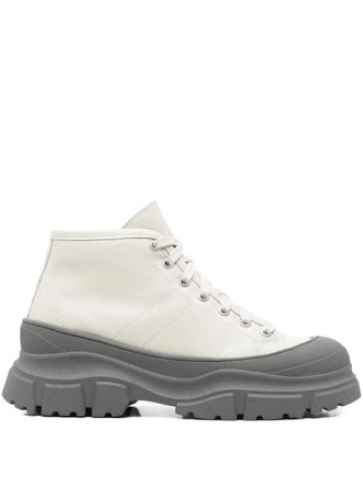 Sofie D'Hoore lace-up chunky-sole boots - Neutrals