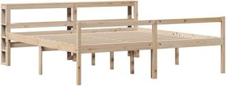 vidaXL Cama Para Personas Mayores Con Cabecero Madera Maciza 180x200cm Vidaxl