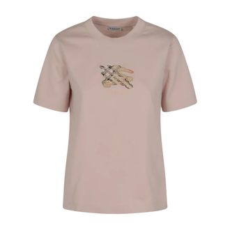 Burberry T-Shirts, female, Pink, Size: XS Frankie EKD T-Shirt