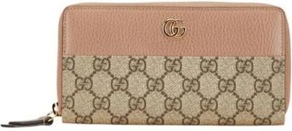 Gucci Pre-owned Wallets, female, Beige, Size: ONE SIZE Pre-owned Long wallet (Bi-fold)