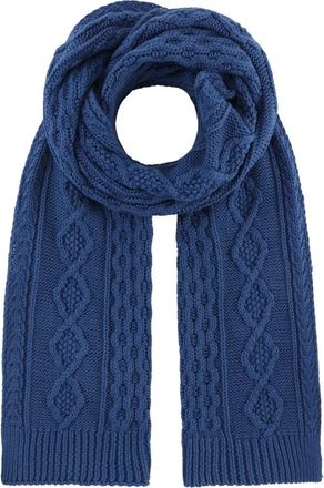 Americandreams Jojo Katoenen Sjaal - Dames - Wintersjaals - Blauw - ONE Size - Katoen - Accessoires