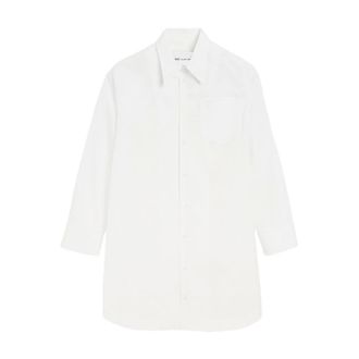 Ami Shirts, female, White, Size: XS Ami De Coeur Wide Shirt
