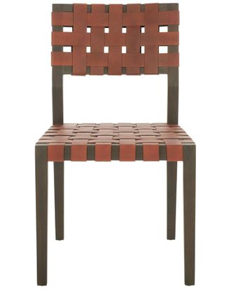 Safavieh Couture Bette Woven Leather Dining Chair