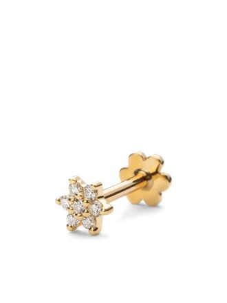 Maria Tash 18K yellow gold Flower diamond single earring - Oro
