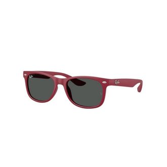 Ray-Ban Junior NEW Wayfarer Rj 9052S - unisex - Zonnebrillen - Rood - 47 MM - Nylon - Accessoires