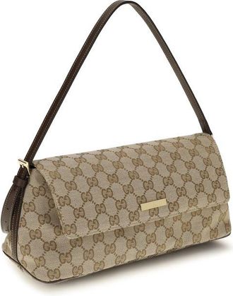 Gucci Womens Brown Polyester Shoulder Bag