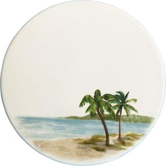 ABBIAMO TUTTO Palm Breezes Trivet/Cheese Board