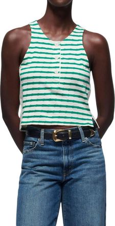 Nation Ltd Bree Tank Top In Verdant Green Stripe