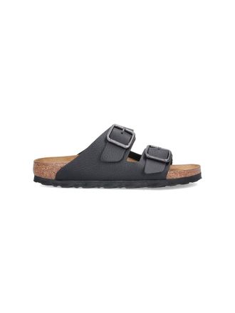 Birkenstock Black Open-Toe Buckle Strap Sandals