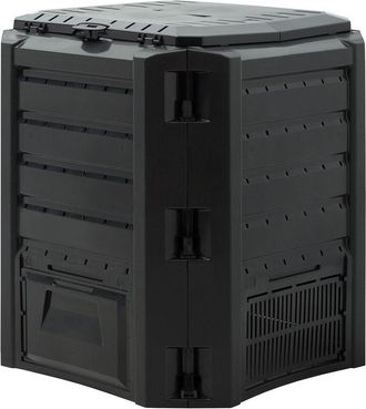 Prosperplast Deuba Compostador De Jard&iacute;n Para Creaci&oacute;n De Humus Resistente A La Intemperie - Varios Tama&ntilde;os 380 Litros