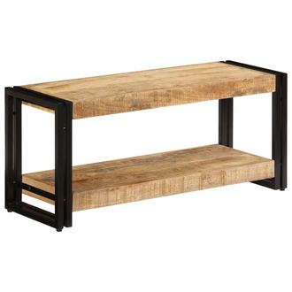 vidaXL Mueble Para Tv Madera Maciza De Mango 90x30x40 Cm Vidaxl