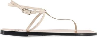 ATP Atelier Alassio Sandalen - Dames - Sandalen - Beige - 38 EU - Leer - Schoenen