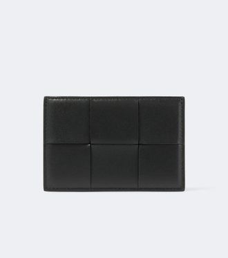 Bottega Veneta Cassette Intreccio leather card holder