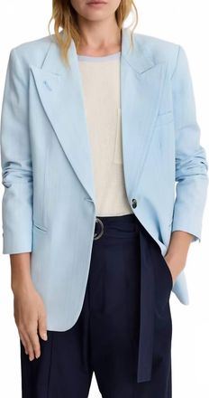 Smythe 90s Oversized Blazer In Powder Blue