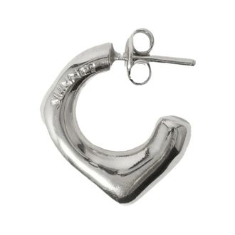 Sunnei Sunnei, Accessoires, Dames, Grijs, ONE Size, Argento Metallized Earring