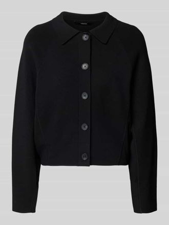 someday Someday Cardigan aus Viskose-Mix mit Umlegekragen Modell Turea in Black, Gr&ouml;&szlig;e 36
