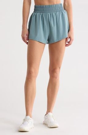 Zella Interval High Waist Flowy Shorts in Blue Goblin at Nordstrom Rack, Size X-Small