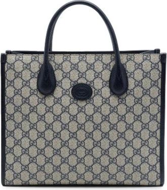 Gucci Pre-owned Vintage Satchel - Dames - Vintage Shopper - Beige - ONE Size - Leer - Vintage