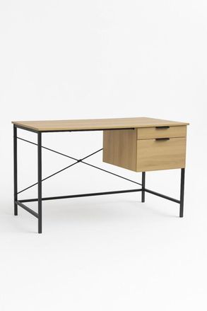 Regalos Miguel Escritorio estilo n&oacute;rdico en madera con 2 cajones