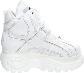 Buffalo Schoenen, Dames, Wit, 40 EU, Leer, Classic Platform Sneaker