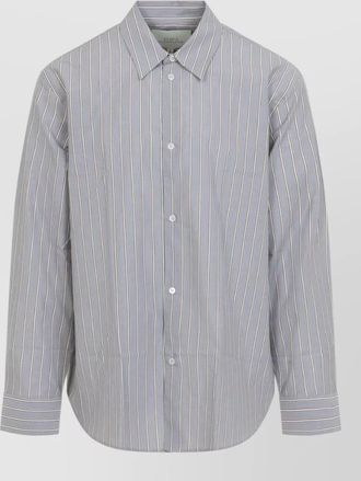 STUDIO NICHOLSON striped oversized shirt
