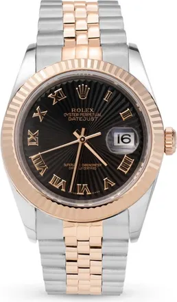 Rolex Pre-owned Rolex Datejust Automatic Chronometer Black Dial Unisex Watch 116231