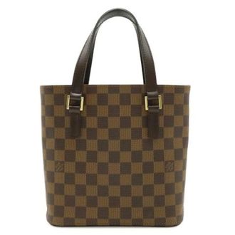 Louis Vuitton Pre-owned Tote Bags, female, Brown, Size: ONE SIZE Pre-owned Damier Canvas Tote Bag