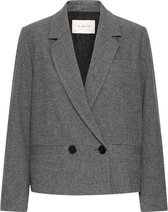 b.young Blazer - Dames - Jassen - Grijs - Maat: S Leer