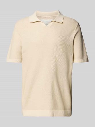 Jack & Jones Jack & Jones Relaxed Fit Poloshirt mit Label-Detail Modell CEASTON in Offwhite, Gr&ouml;&szlig;e XL