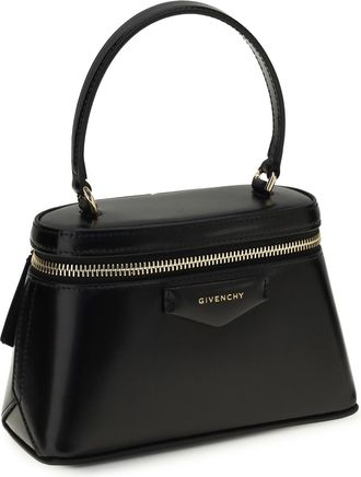 Givenchy Womens Antigona Mini Handbag Black Calf Leather Bos Taurus Handbags Hand Bags