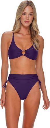 Sunsets Carrie Crossback Bikini Swimsuit Top in Paradise Plum at Nordstrom, Size 3X-Large