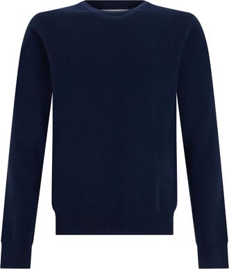Comme Des Gar&ccedil;ons Maglione Girocollo in Lana - - Knitwear - Uomo - Blu - XL