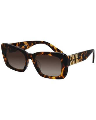 Miu Miu Womens Mu07ys 53Mm Sunglasses