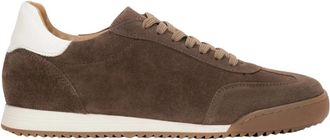 Estro & Luminara Velours Sneakers met Flexibele Zool - Dames - Sneakers - Bruin - 40 EU - Leer - Schoenen