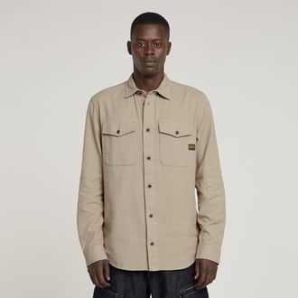G-Star Marine Slim Shirt - Beige - Heren