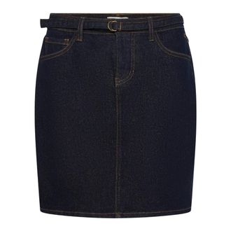 Cream Denim Skirt - Dames - Rokken - Blauw - Maat: 2XL Denim