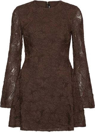 Rotate Short Kleedjes - Dames - Korte kleedjes - Bruin - L - Kleedjes