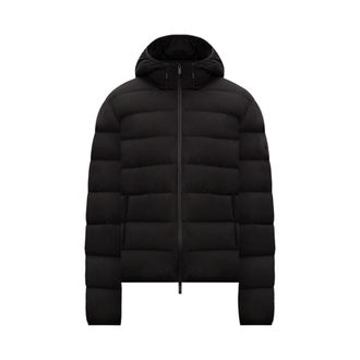 Moncler Arajoki Korte Donsjas - Heren - Gewatteerde jassen - Zwart - M - Nylon - Jassen