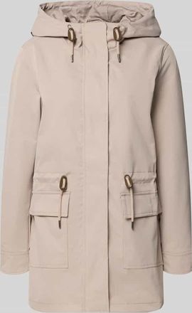 Only Regular Fit Parka mit Tunnelzug Modell LOUISE in Beige, Gr&ouml;&szlig;e XS