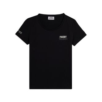 Freddy T-shirt Regular Freddy Training con Glitter sul Cuore