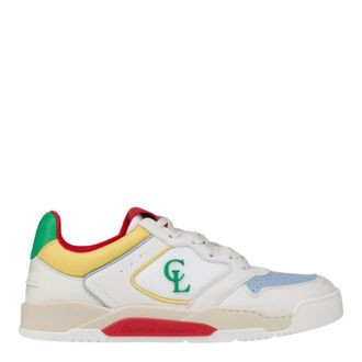 Christian Louboutin Basketball 1 Retro Low-Top Sneaker - Heren - Schoenen - Veelkleurig - Maat: 43 EU Leer