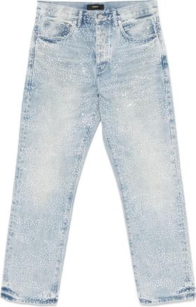 Purple Jeans con strass - Blu