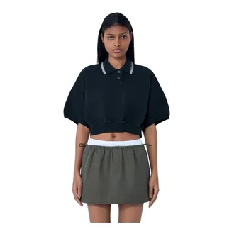 Alexander Wang Dames, Tops, Zwart, Maat: S Katoen