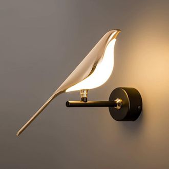 OEM L&aacute;mpara De Pared Magpie Para Sala De Estar/fondo De Tv, Aplique De Pared, L&aacute;mpara De Mesilla De Noche Para Habitaci&oacute;n De Hotel De Lujo, L&aacute;mpara De Par