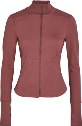 Stella McCartney Adidas X Stella Mccartney Training Perforated Midlayer Jacket - Plum - S (UK8-10 / S)
