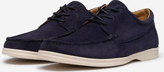 Oliver Sweeney Mens Oliver Sweeney Suede Moccasin Shoes - Navy - Size: UK-12 / us-13 / eu-46