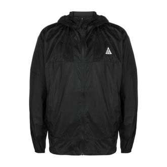 Nike Logo-Embroidered Windbreaker - male - Nike - Windbreakers - Black - XL - Sport
